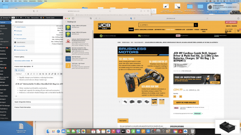JCB 18V Cordless Combi Drill, Impact Driver & Multi-Tool Kit, 2x 5.0Ah Li-Ion Batteries, Charger, 26'' Kit Bag | 21-18TPKMT-5 - Image 26