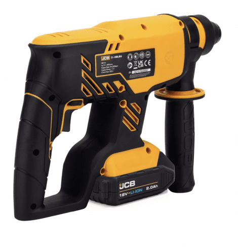 JCB 18V Brushless Combi Drill, Impact Driver & Hammer Drill Kit, 2 x 2Ah Li-Ion Batteries, Charger and 26'' Kit Bag | 21-18BL3PK-2 - Image 8
