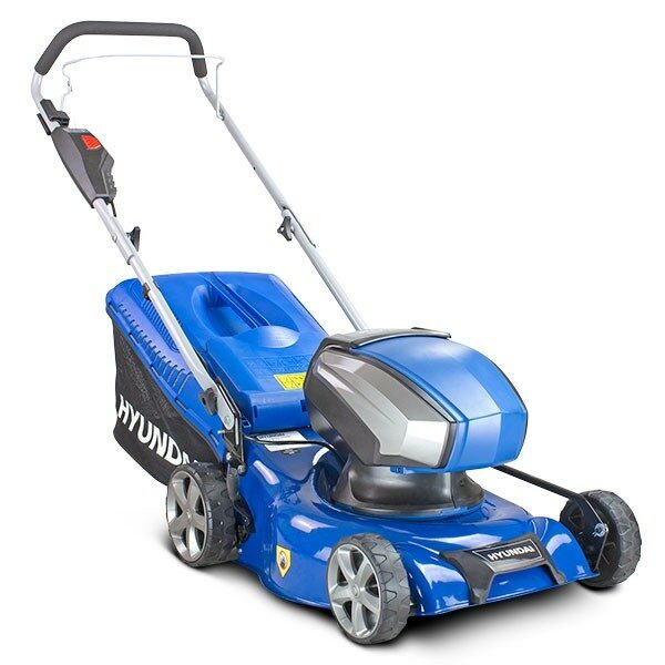 Hyundai HYM40LI420P 40V Lithium-Ion Cordless Battery Powered Lawn Mower 42cm Cutting Width With Battery and Charger