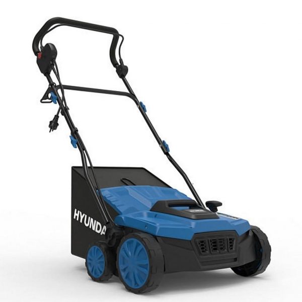 Hyundai 14” / 36cm 2 - in - 1 1600W Electric Lawn Scarifier and Aerator with 45L Collection Bag | HYSC1600E