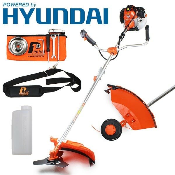 P1PE P5200BC 52cc 2-stroke Petrol Grass Trimmer / Brushcutter (Powered by Hyundai)